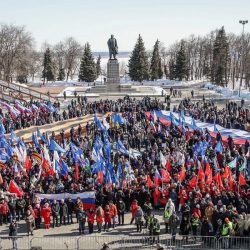 Сотрудники Ульяновского  Красного Креста приняли участие в торжественном мероприятии, посвященном годовщине воссоединения Крыма