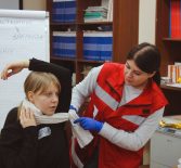 Тренер по первой помощи РКК Диана Захарян приняла участие в обучении добровольцев в республике Карелия