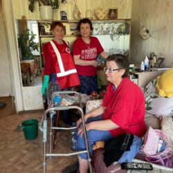 Серебряные волонтеры Ульяновского реготделения РКК приняли участие в акции «Чистый дом»