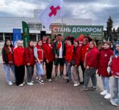 Волонтеры отделения приняли участие в эстафете «Огонь жизни»