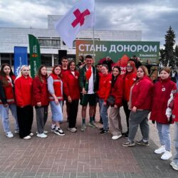Волонтеры отделения приняли участие в эстафете «Огонь жизни»